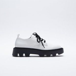 Zara -- Low Heeled Platform Shoes, Size: 6, NEW